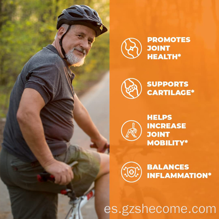 Suplemento MSM para hombres de soporte de glucosamina condroitina para hombres